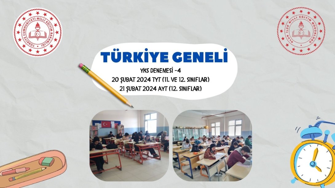 YKS Türkiye Geneli 4. Deneme Sınavı